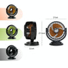 F611 Rotatable Multi-angle Air Supply Car Silent Fan(USB)