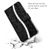 For Samsung Galaxy S25 5G Glitter Powder Filp Leather Phone Case(Black)