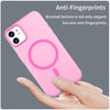 For iPhone 12 MagSafe Frosted Translucent TPU + PC Full Coverage Phone Case(Pink)