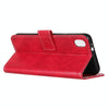 For Alcatel 1B 2020 /Alcatel 1A 2020 Retro Crazy Horse Texture Horizontal Flip Leather Case with Holder & Card Slots & Photo Frame & Wallet(Red)