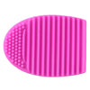 Silicone Cleaning Cosmetic Make Up Washing Brush Cleaner Scrubber Tool(Magenta)