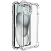 For iPhone 15 Plus imak UX-4 Series Four-corner Shockproof Phone Case(Transparent)