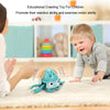 Children Electrical Sensor Octopus Toy Automatic Obstacle Avoidance Sound Light Crawling Quirky Toy(Green)
