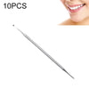 10 PCS Stainless Steel Hoe Shape Dentist Tools