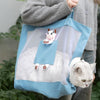 Breathable Canvas Cat Carrier Bag, Green - Large, Portable & Secure