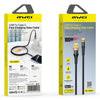 awei CL-229T USB A to Type-C with Chip Braid Fast Data Charging Cable, Length:1.2m(White)