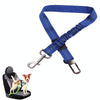 Reflective Dog Car Seat Belt, Telescopic, Deep Blue