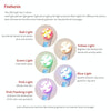 Radio Mesotherapy Electroporation Face Beauty Pen Radio Frequency LED Photon Face Skin Rejuvenation Remover Wrinkle(Pearl White)