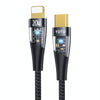 TOTU BPD-011 Ming Series PD 20W Type-C to 8 Pin Fast Charging Data Cable Length:1.5m(Black)