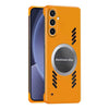 For Samsung Galaxy S25 5G All-inclusive Lens Frameless Graphene Cooling Phone Case(Orange)