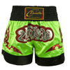 ZhuoAo Muay Thai/Boxing/Sanshou/Fighting Shorts for Men and Women, Size:XXL(Pretty Green)