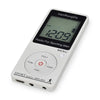 HRD-602 Digital Display FM AM Mini Sports Radio with Step Counting Function (White)