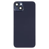 iPhone 14 Plus Glass Back Cover with Holder - Black