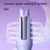 RD-2118 32mm Intelligent Induction Automatic Curling Iron Electric Rotary Automatic Hair Curler, CN Plug(Purple)