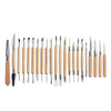 22 In 1 Pottery Tool Set Pottery Clay Stone Carving Knife DIY Clay Combination Tool