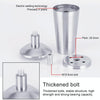 Stainless Steel Thickened Adjustable Foot Cup Type Cupboard Foot, 120mm