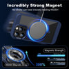 For iPhone 14 Pro Max Honeycomb Cooling MagSafe Phone Case(Black)