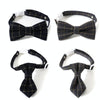 Black Adjustable Cat & Dog Bow Tie Collar - Small (17-32cm)