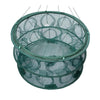 70cm Dual Layer 21 Holes Automatic Folding Round Fishing Cage Hand Throwing Shrimp Fishing Net