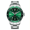 NORTH EDGE ANCHOR Men Outdoor 100m Waterproof Mechanical Watch(Green)