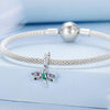 Sterling Silver Zircon Dragonfly Beaded Jewelry Accessory