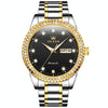 OLEVS 7003 Men Multifunctional Waterproof Mechanical Watch(Gold + Black)