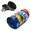 Camouflage Bicycle Curved Handlebar Straps(Pure Black)