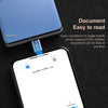 USB-C / Type-C Male to 8 Pin Male Charging + Data Transmission + OTG Adapter