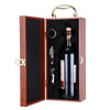 Single Piano Finish Red Wine Box Wooden Packing Case Wine Gift Box With Tools(Red Sandalwood)