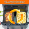 For Ninja DZ201 Air Fryer Silicone Liner Mat Reusable Basket Tray, Spec: Red Thick Model (140g)