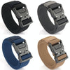 Outdoor Casual Lightning Buckle Men Elastic Belt, Length: 125cm(Royal Blue)