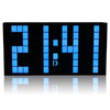 Digital Electronic Alarm Clock Creative LED Desk Clock US Plug, Style:4 Digits 7 Segments(Blue Light)