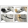 Woodworking Pusher Slide Ruler Woodworking Table Saw Measuring Tool, Style:Single Tenon