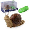 7701 Children Electric Infrared Remote Control Snail Simulation Tricky Pet(Brown)