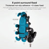 MOTOSLG Crab Motorcycle Phone Clamp Bracket M10 Ballhead Mount(Black)