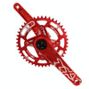 Snail Positive And Negative Tooth Discs Mountain Bike Single Disc Large Tooth Disc 104mm Bcd, Specification:52T(Red)