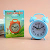 2 PCS Student Bed Small Alarm Clock Desk Alarm Clock(Red)