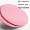 Pilates Yoga Sliding Plate Home Sports Abs Cocked Butt Fitness Foot Sliding Plate(Pink)