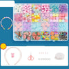 Beaded Educational Toys DIY Jewelry Material Set For Children 24 Grids Watermelon Fruit Language+S  Package