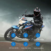 Motorcycle Helmet Call Music Navigation Bluetooth Headset, Color: Red(Soft Pipe Microphone)