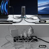 JOYROOM JR-TCM02 6 in 1 65W GaN 4 USB-C & 2 USB-A Multi-port Charger, Power Plug:EU Plug(Dark Gray)