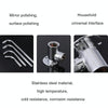 With Base Top Spray Rod Shower Tube Stainless Steel Shower Outlet Pipe Elbow, Size: 39cm