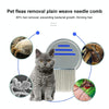 Stainless Steel Pet Flea Comb - Blue - Dogs & Cats