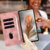 For Samsung Galaxy A16 4G Skin Feel Embossed Feather Leather Phone Case(Pink)