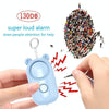 Green Bear Personal Alarm 130dB LED Safety Alarm with Key Ring