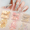 3 Boxes Nail Decorations Shell Sequins Nail Jewelry(03 White)