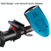 USB Charging Bike LED Riding Light, Charging 3 Hours with Horn(Blue)