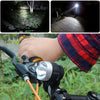 Cycling Q5 LED 3 Modes Front Light Headlamp Headlight Torch Waterproof for Mountain Road Bike(Black Red)
