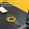 USB-C / Type-C to 8 Pin Liquid Silicone Charging Data Cable, Length: 1.2m(Yellow)