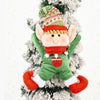 Christmas Decoration Fairy Curtain Buckle Door Hanging(Green)